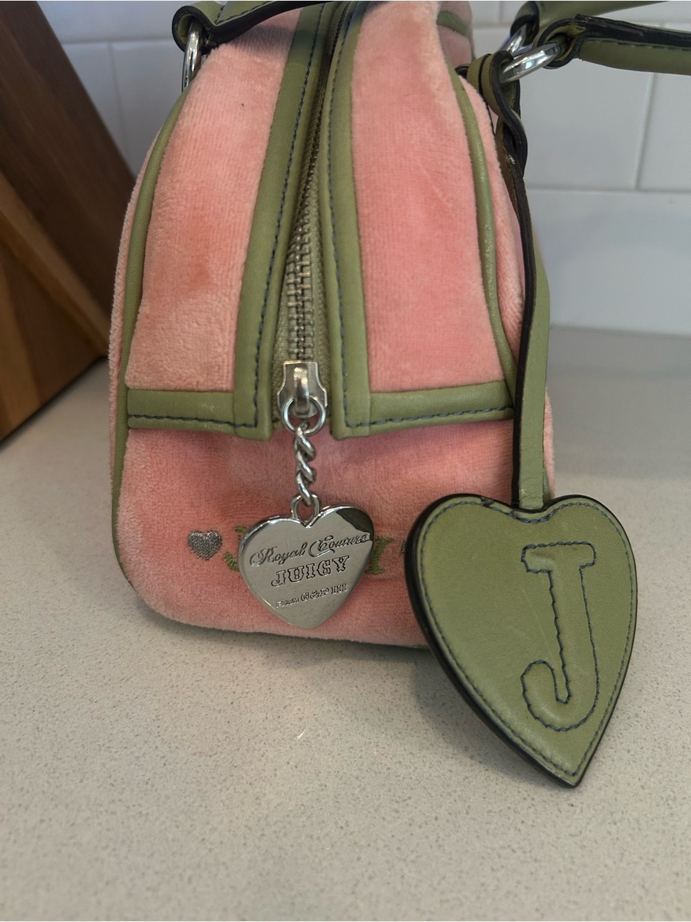 RARE Y2K Juicy Couture "Juicy American Princess" Bowler bag - Picture 3 of 15